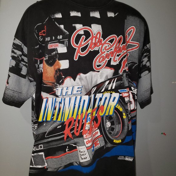 Vintage Dale Earnhardt Sr. "The Intimidator Rules" Tee - Picture 1 of 6